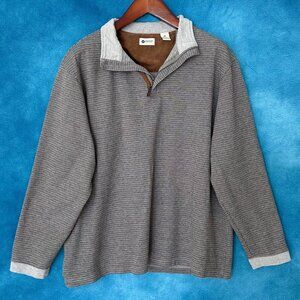 Haggar 1/4 Zip Men's Top, XXL